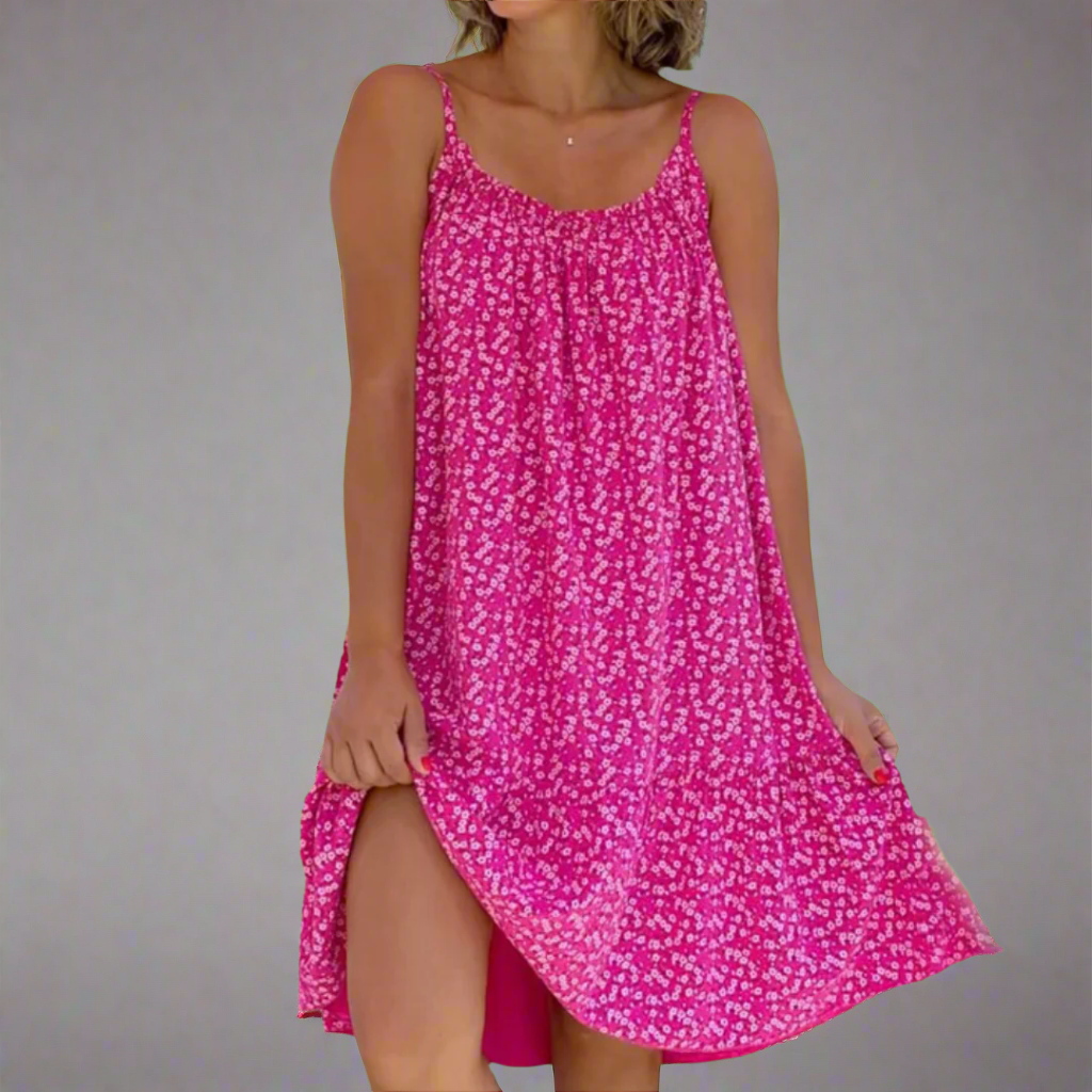 Jolene Floral Camisole Dress in Summer Blooms