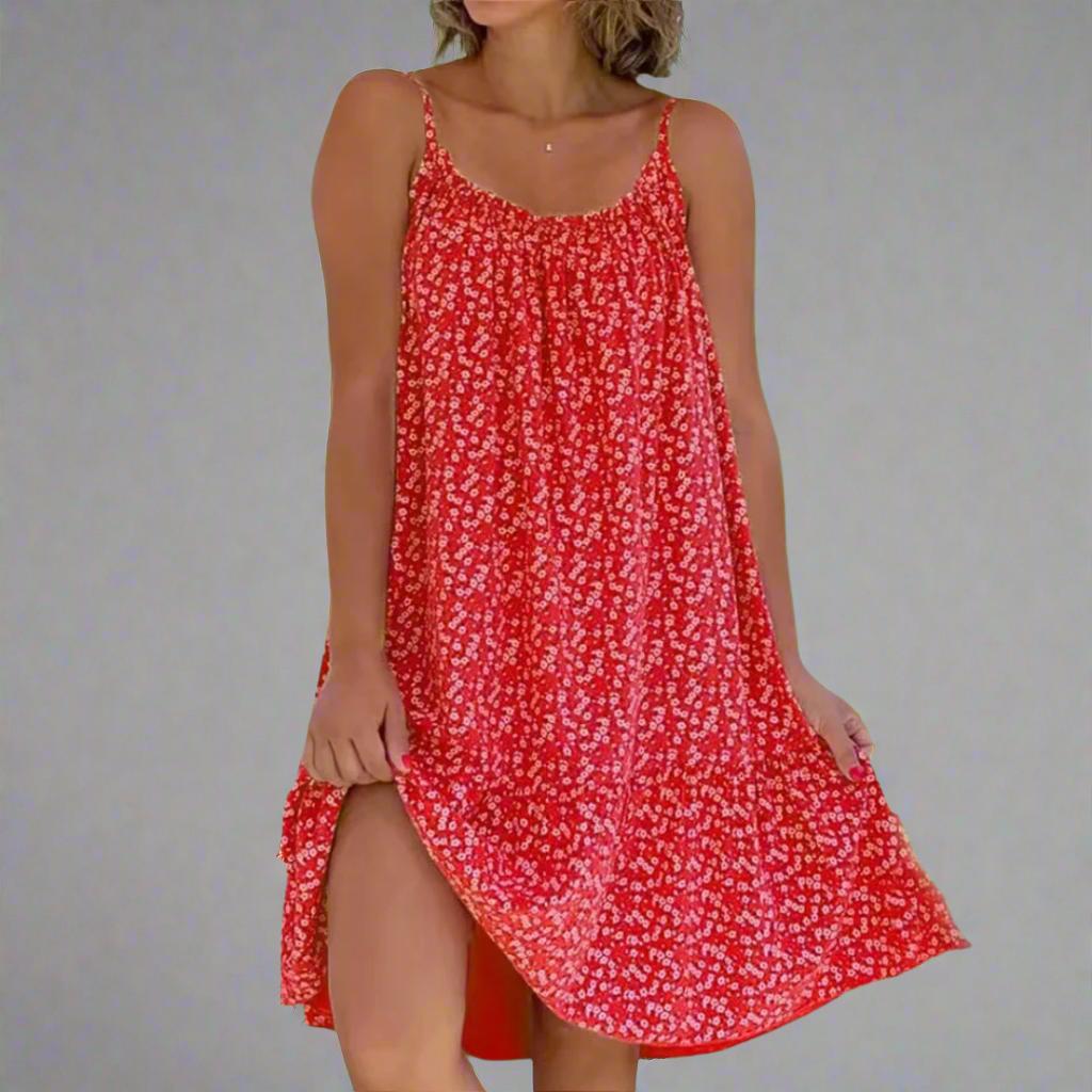 Jolene Floral Camisole Dress in Summer Blooms