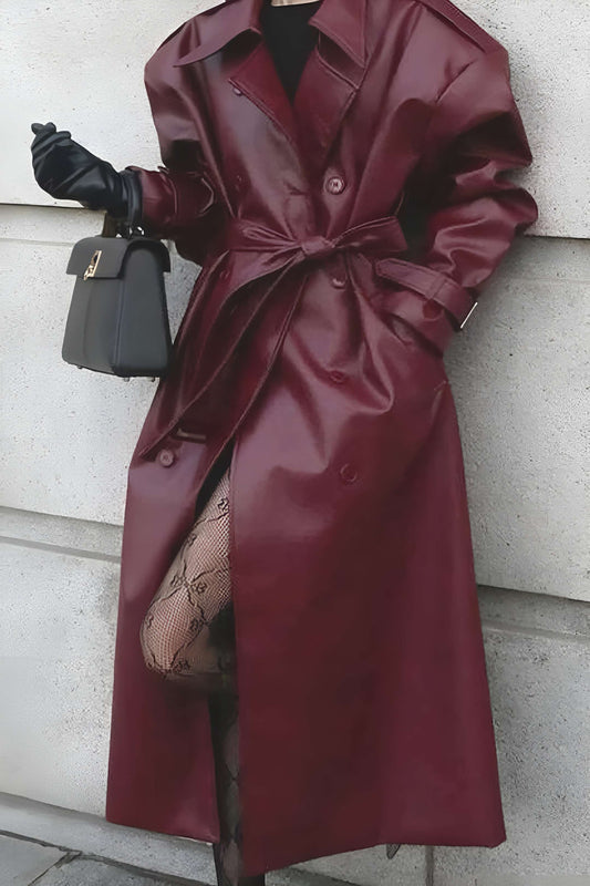 Miley | Women's Long Belted Trench Coat