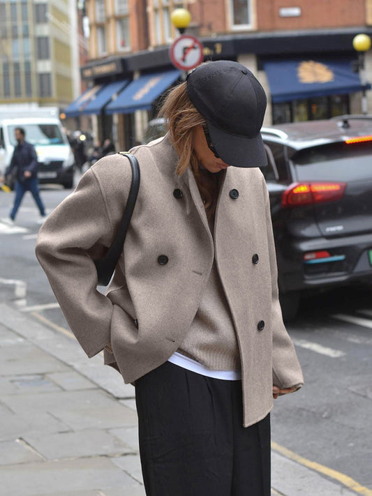 Charlene | Women's Double-Breasted Pea Coat