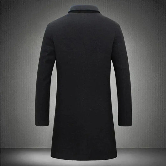 Mason | Men's Long Button-Front Coat