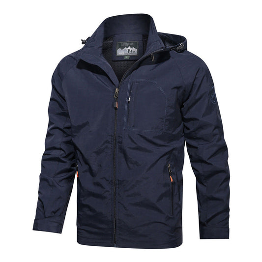 Edison Men's Lightweight Hooded Jacket