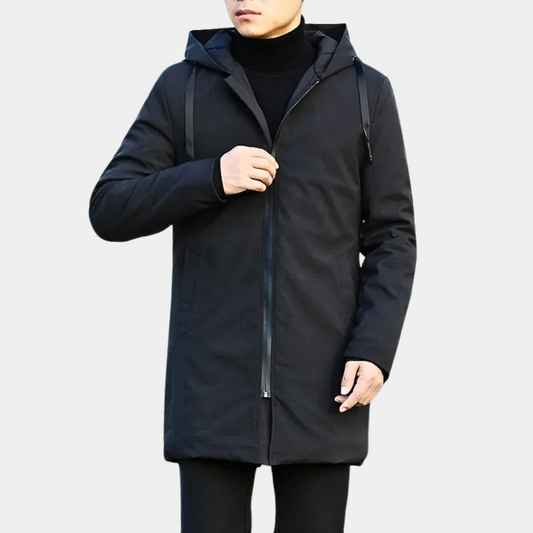 Teddy Men's Hooded Zip-Up Casual Jacket