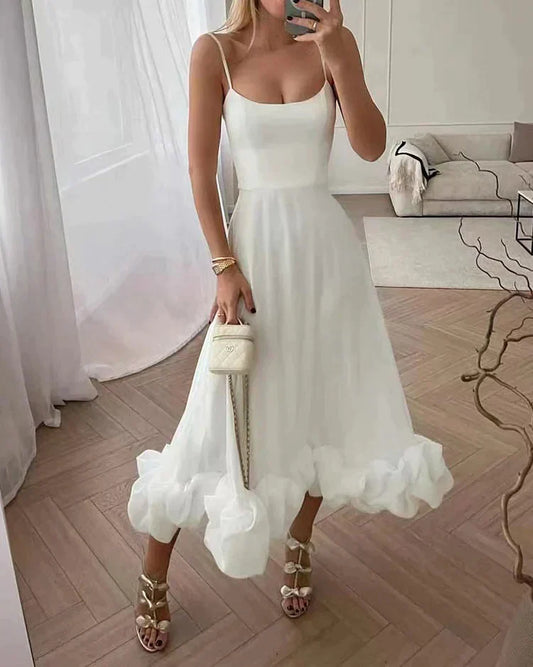 Ruby | Elegant Midi Dress for Sophisticated Women