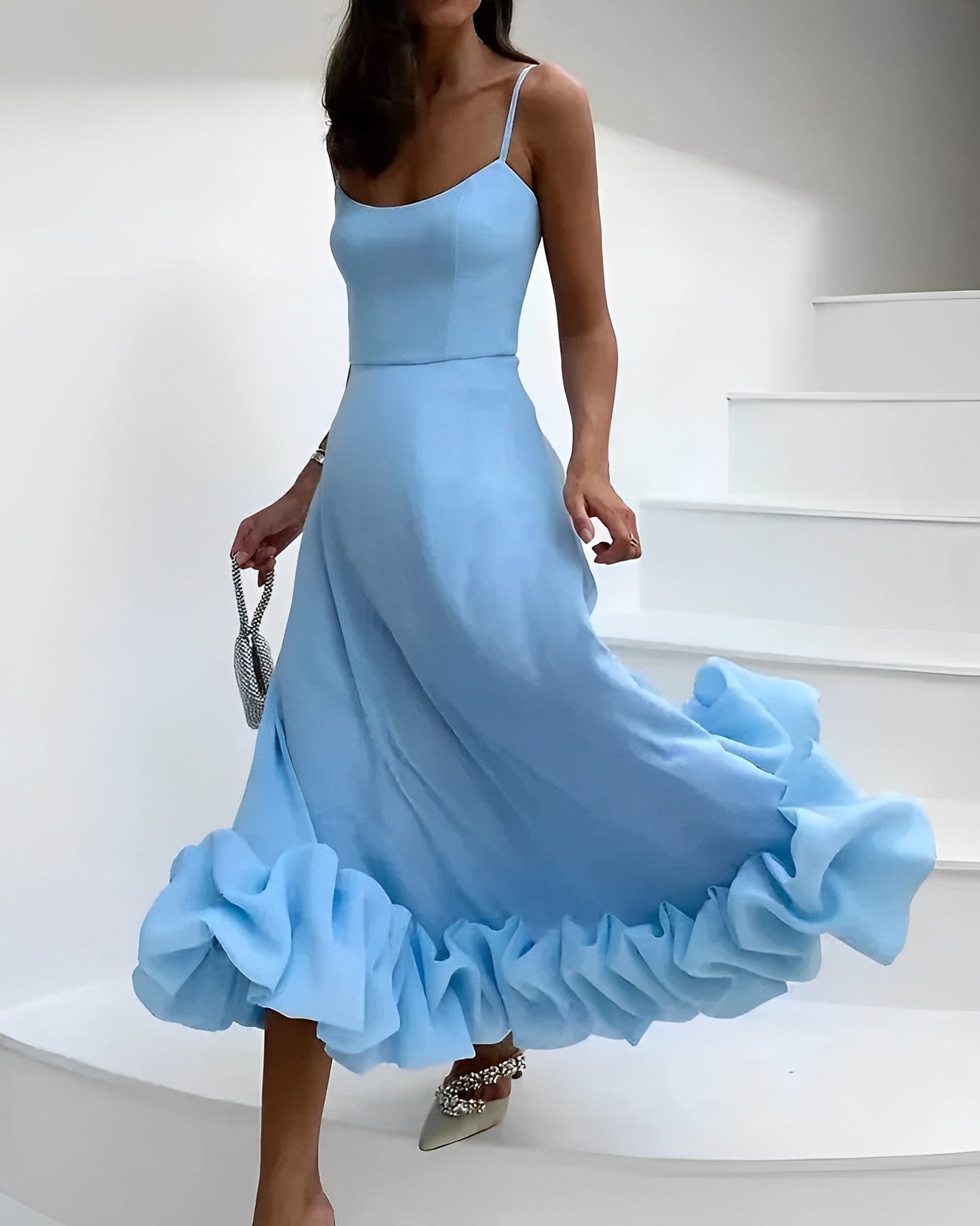 Ruby | Elegant Midi Dress for Sophisticated Women