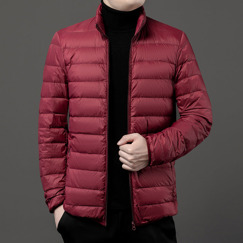 Todd Men's Slim-Fit Lightweight Puffer Jacket