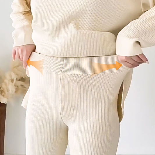 Camille | Women's Wide Leg Pant Set in Luxurious Fabric