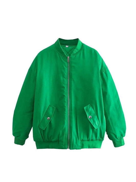Marcia Oversized Bomber Jacket