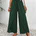 Iridessa | Lightweight Flowing Casual Trousers with Elastic Waist - Green