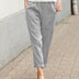 Diane | Relaxed Fit Lightweight Pants - Breathable Comfort - Gray