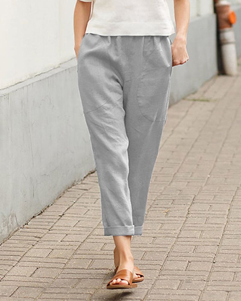 Diane | Relaxed Fit Lightweight Pants - Breathable Comfort