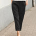 Diane | Relaxed Fit Lightweight Pants - Breathable Comfort - Black