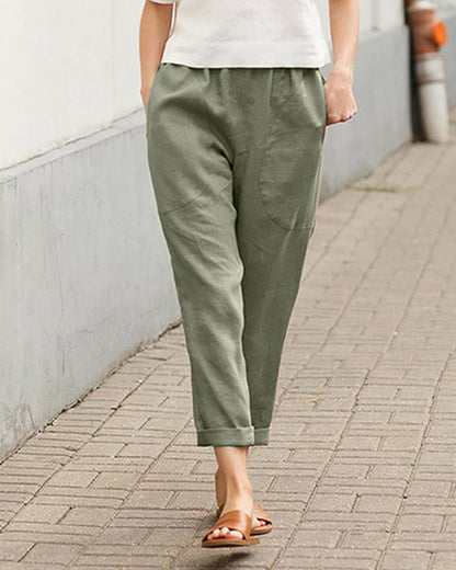 Diane | Relaxed Fit Lightweight Pants - Breathable Comfort