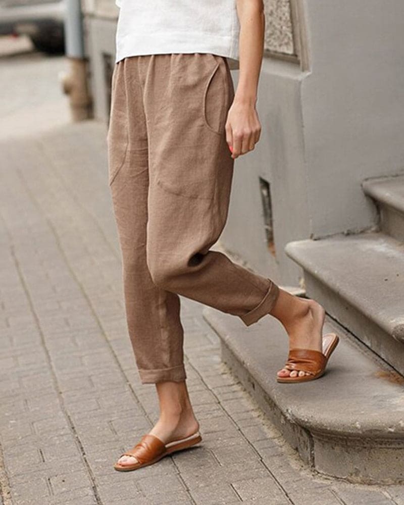 Diane | Relaxed Fit Lightweight Pants - Breathable Comfort