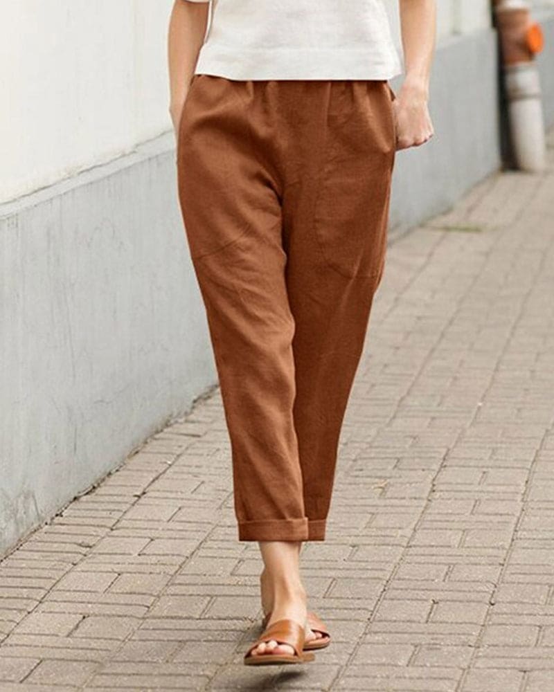 Diane | Relaxed Fit Lightweight Pants - Breathable Comfort