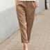 Diane | Relaxed Fit Lightweight Pants - Breathable Comfort - Khaki