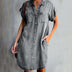 Valerie | Elegant Dress with Tummy Control - Gray