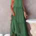 Heather | Elegant Women's Dress in Luxe Fabric - Green