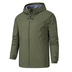 Carter | Men's Full Zip Hooded Jacket - Green