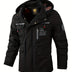 Dwight Men's Hooded Utility Jacket - Black