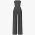 Willow | Luxe Strapless Bodysuit for Effortless Sophistication - Gray