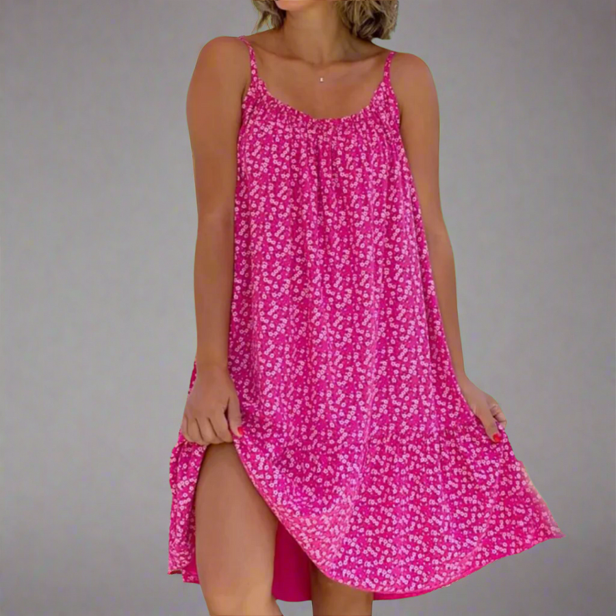 Jolene Floral Camisole Dress in Summer Blooms