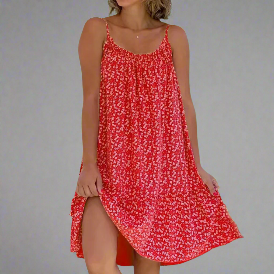 Jolene Floral Camisole Dress in Summer Blooms