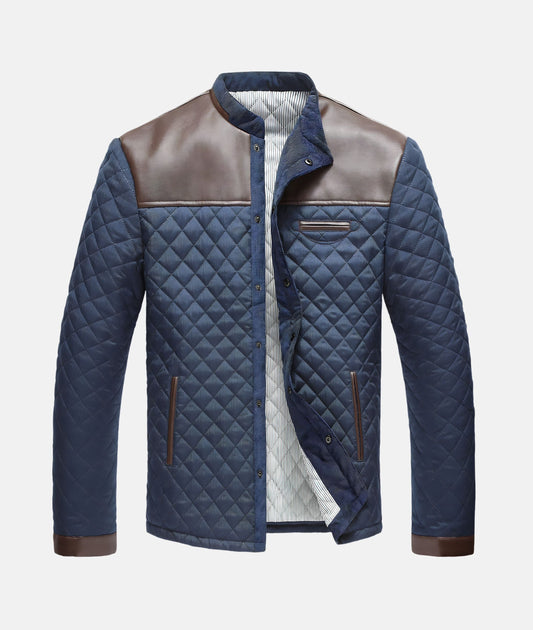 Jacob | Men's Quilted Button-Down Jacket