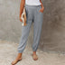 Skye | Women's High Waist Summer Pants – Lightweight & Breathable - Gray