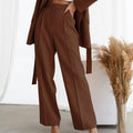 Harper | Elegant High-Waisted Wide-Leg Pants With Pleats