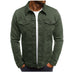 Francis | Chic Denim Bomber Jacket for Daily Wear - Green