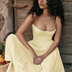 Aisola | Elegant Casual Summer Dress - Yellow