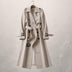 Reagan | Women's Double Breasted Trench Coat - Beige