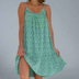 Jolene Floral Camisole Dress in Summer Blooms - Green