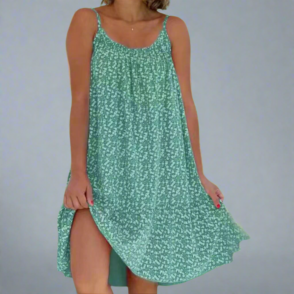 Jolene Floral Camisole Dress in Summer Blooms