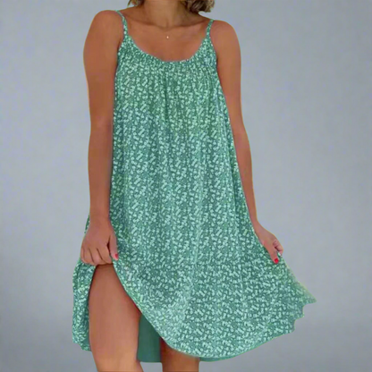 Jolene Floral Camisole Dress in Summer Blooms
