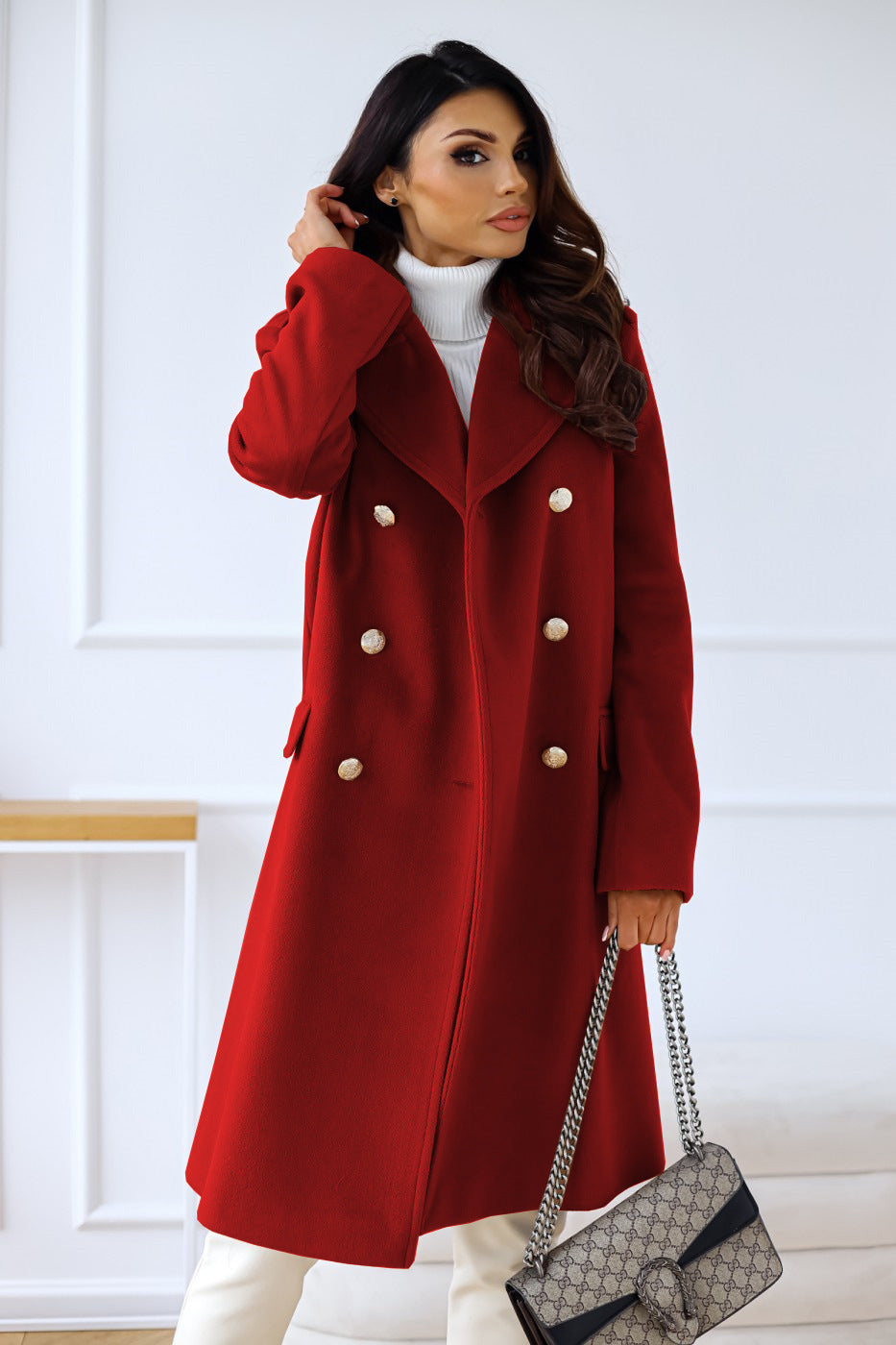 Emily Double Breasted Women's Coat