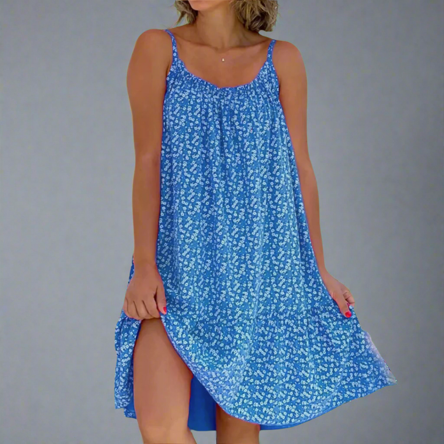 Jolene Floral Camisole Dress in Summer Blooms