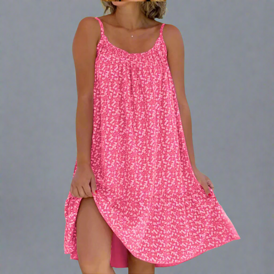 Jolene Floral Camisole Dress in Summer Blooms