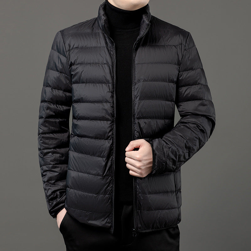 Todd Men's Slim-Fit Lightweight Puffer Jacket