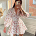 Pamela | Elegant Ruffled Summer Dress with V-Neck - Pink