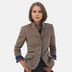 Klarisa | Elegant Women's Blazer Jacket - Brown