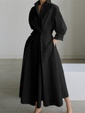 Mathilda | Elegant Button-Down Shirt Dress