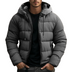 Simon Men's Hooded Puffer Jacket - Gray