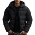 Simon Men's Hooded Puffer Jacket - Black