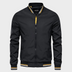 Patrick | Lightweight Water-Resistant Windbreaker - Black