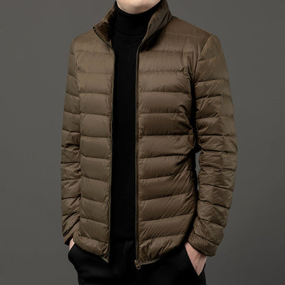 Todd Men's Slim-Fit Lightweight Puffer Jacket
