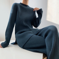 Virginia | Women's Wide Leg Ribbed Knit Set