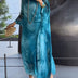 Connie | Elegant Tummy Coverage Dress - Blue