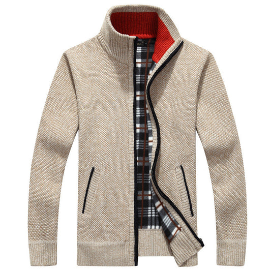 Cyrus Men's Full Zip Knit Jacket